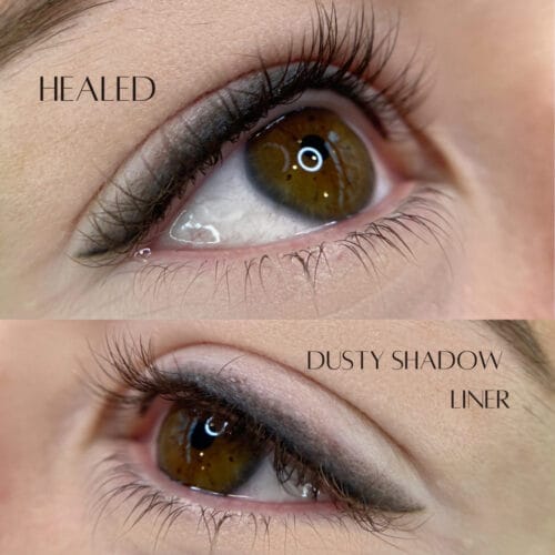 Dusty Shadow Eyeliner Tattoo at Daela Portland by Angela
