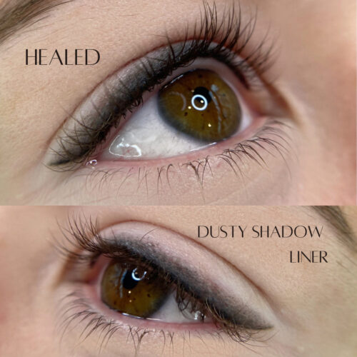 Dusty Shadow Eyeliner Tattoo in Vancouver, WA.