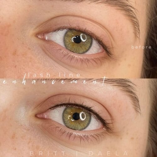 Lash Line Enhancement tattoo in Portland at DAELA by Britt