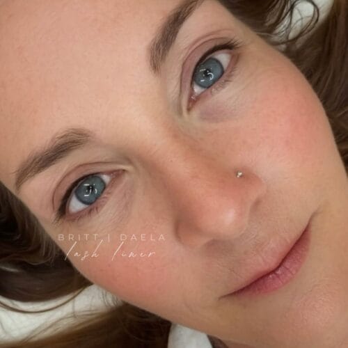 Lash Line Enhancement tattoo in Portland at DAELA by Britt