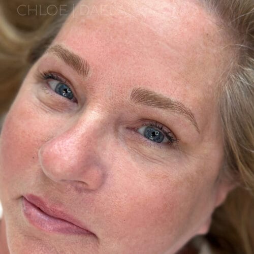 Machine Hairstrokes in Scottsdale at DAELA by Chloe