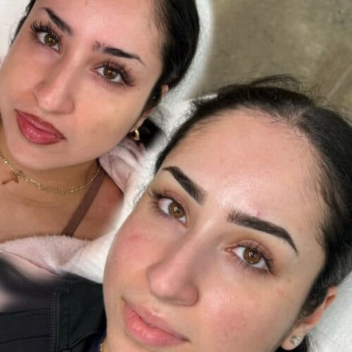 Combo Brow tattoo in Portland at DAELA