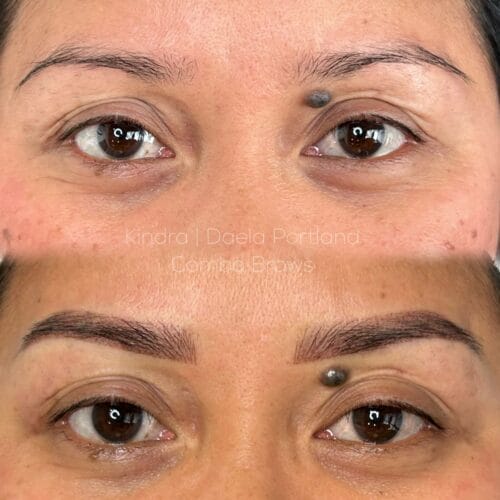 Combo Brows in Portland Oregon at DAELA Cosmetic Tattoo by Kindra