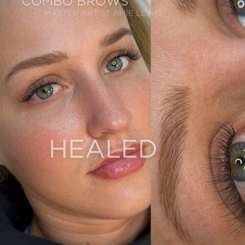 Combo Brows at Daela Cosmetic Tattoo in Portland by Amie Lewis