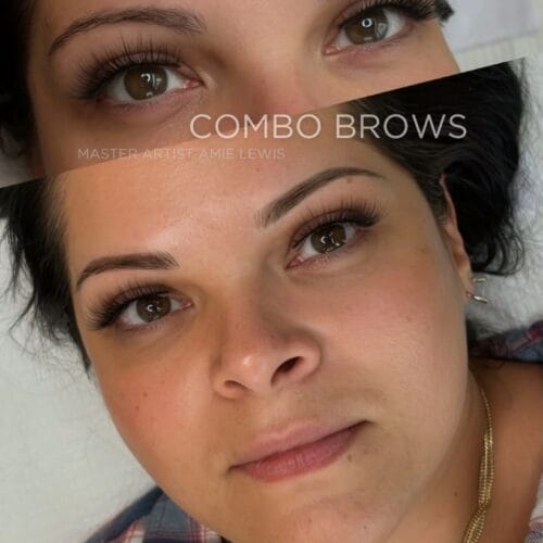 Combo Brows at Daela Cosmetic Tattoo in Portland by Amie Lewis
