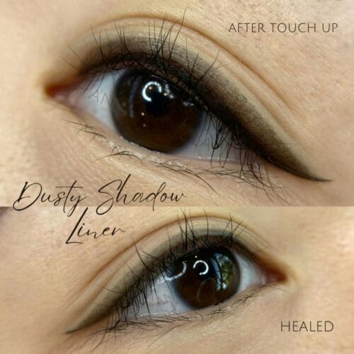 Dusty Shadow Eyeliner Tattoo at Daela Portland by Angela