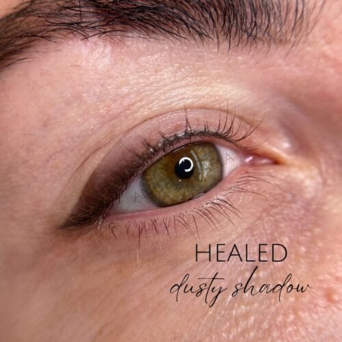 Dusty Shadow Eyeliner Tattoo at Daela Portland by Angela