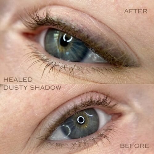 Dusty Shadow Eyeliner Tattoo at Daela Portland by Angela