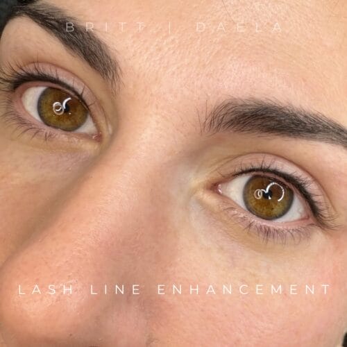 Lash Line Enhancement tattoo in Portland at DAELA by Britt