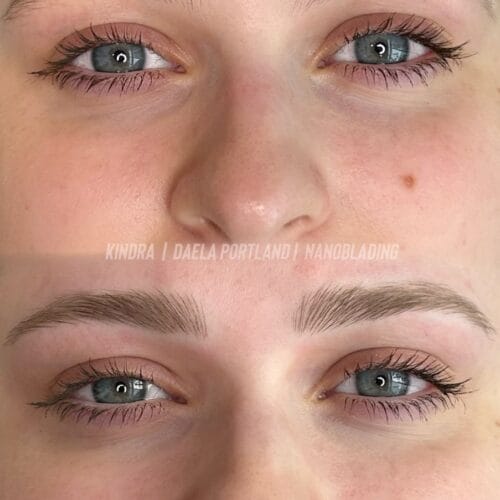 Microblading in Portland at DAELA by Kindra