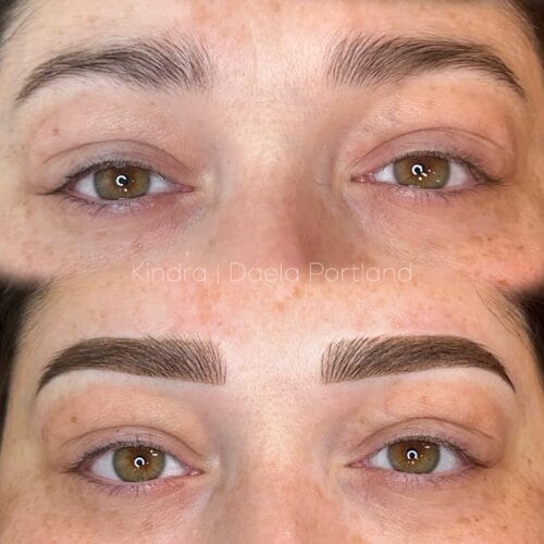Combo Brows in Portland Oregon at DAELA Cosmetic Tattoo by Kindra