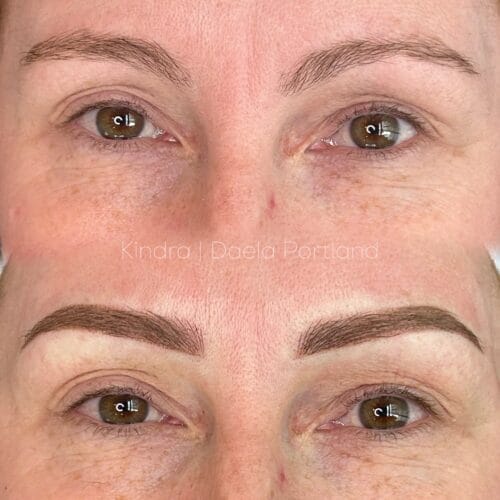 Combo Brows in Portland Oregon at DAELA Cosmetic Tattoo by Kindra