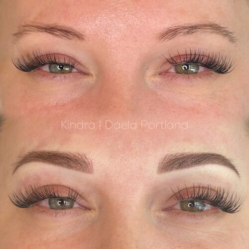 Combo Brows in Portland Oregon at DAELA Cosmetic Tattoo by Kindra