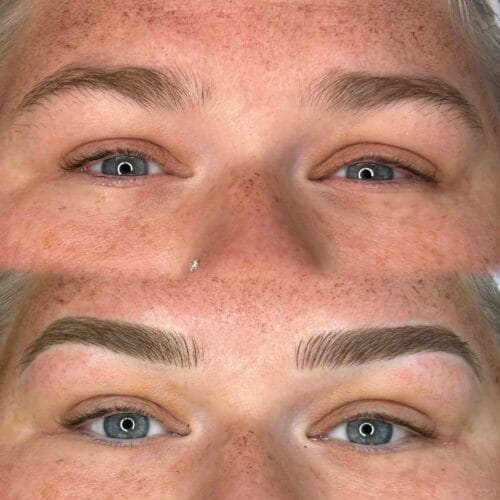 Microblading in Portland, Oregon at DAELA Cosmetic Tattoo by Kindra