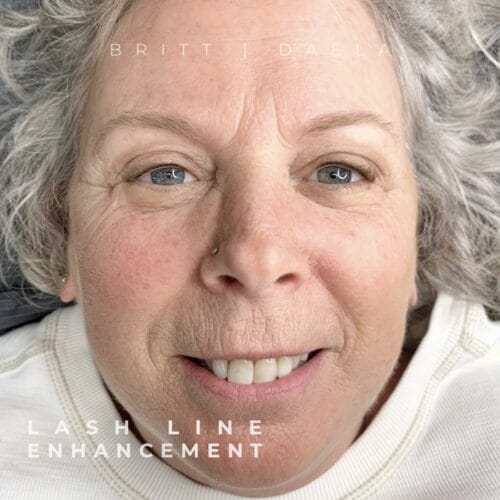 Lash Line Enhancement tattoo in Portland at DAELA by Britt