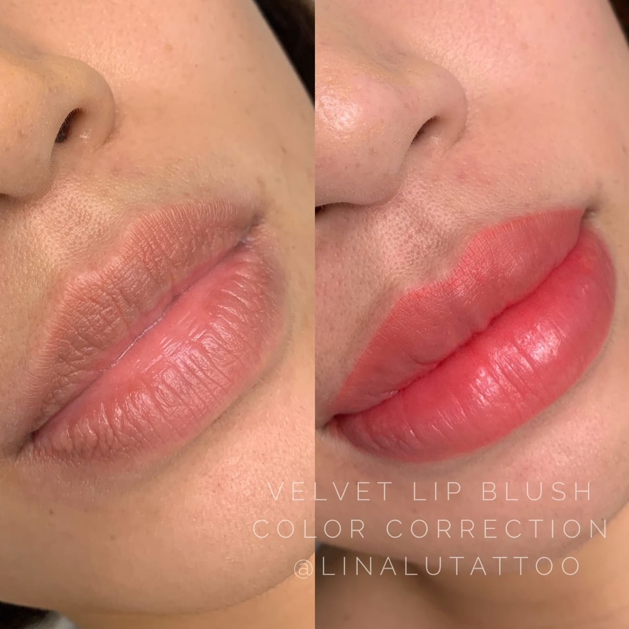 Lip Neutralization Lip Blush Tattoo Portland DAELA Lina Lip Neutralization Lip Blush Tattoo Portland DAELA Lina