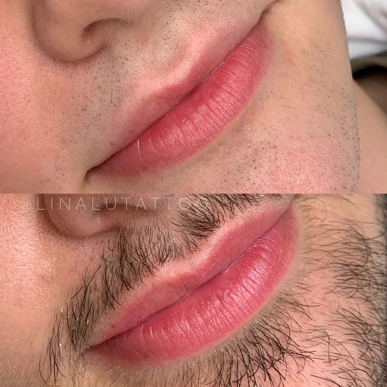 Men’s Lips Lip Blush Tattoo Portland DAELA Lina Men's Lips Lip Blush Tattoo Portland DAELA Lina