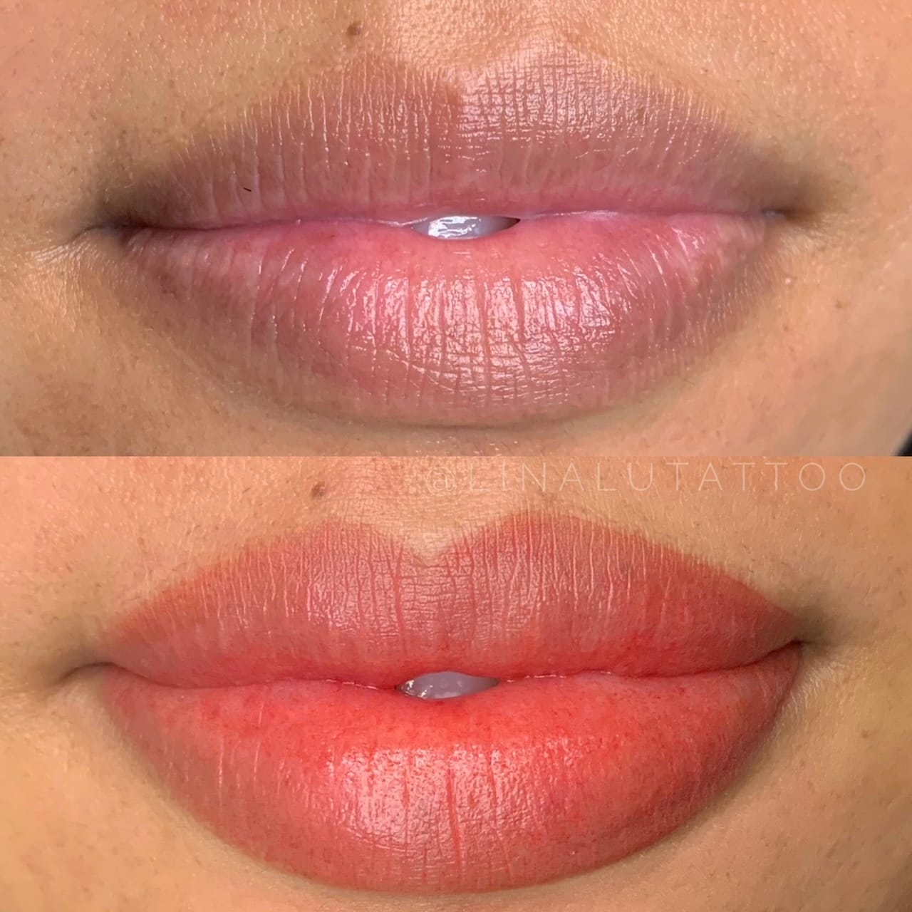 Lip Neutralization Lip Blush Tattoo Portland DAELA Lina Lip Neutralization Lip Blush Tattoo Portland DAELA Lina