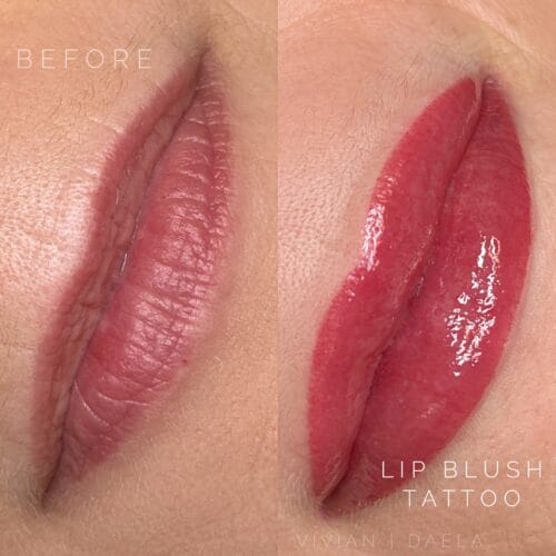 Lip Blush Tattoo DAELA Portland by Vivian