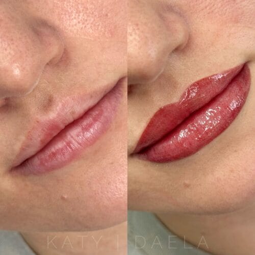 Lip Blush Tattoo at DAELA Scottsdale by Katy