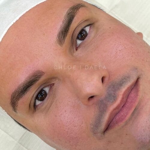 Masculine brow tattoos at DAELA Scottsdale by Chloe