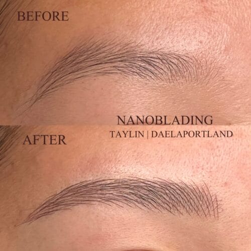 Microblading at Portland DAELA by Taylin