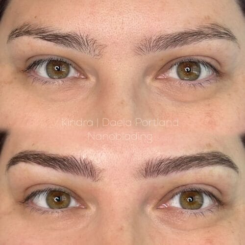 Microblading in Portland, Oregon at DAELA Cosmetic Tattoo by Kindra