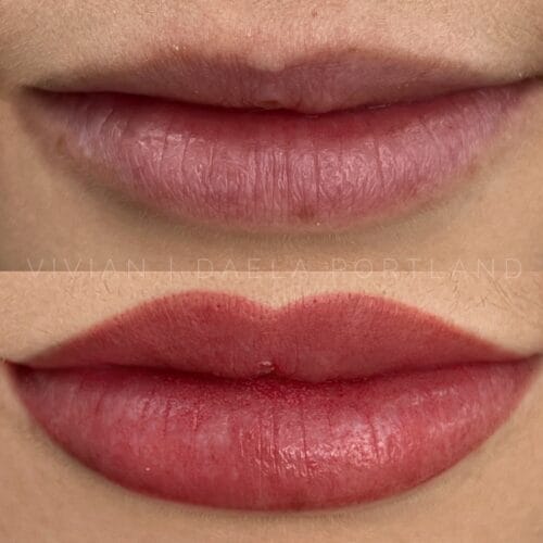 Lip Blush Tattoo DAELA Portland by Vivian