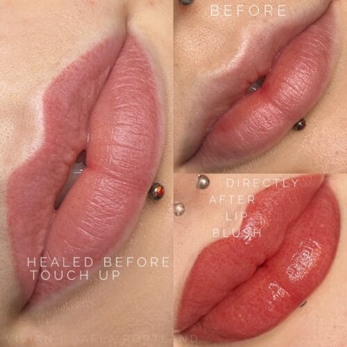 Lip Blush Tattoo DAELA Portland by Vivian