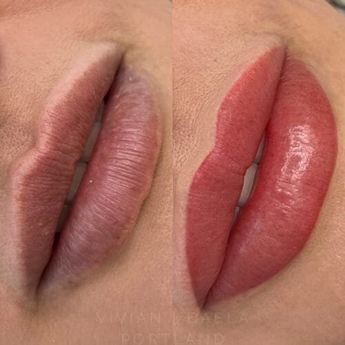 Lip Blush Tattoo DAELA Portland by Vivian