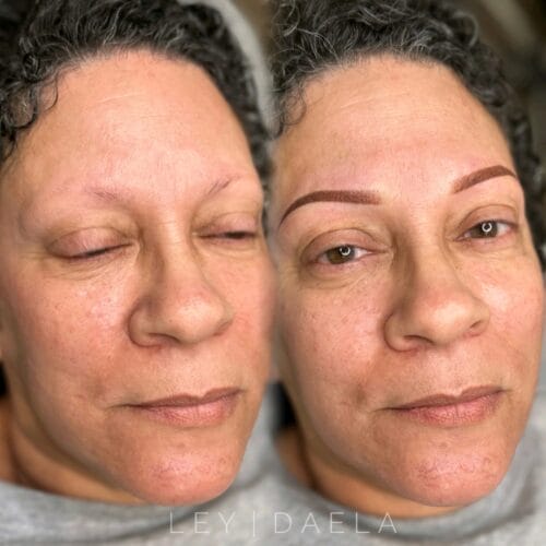 Ombre Powder Brows in Scottsdale at DAELA