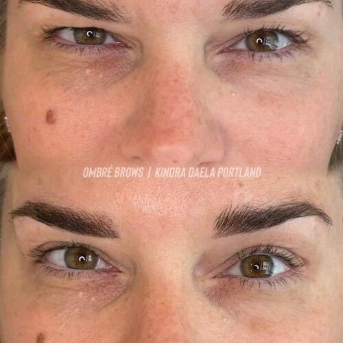 Ombre Powder Brows in Portland at DAELA