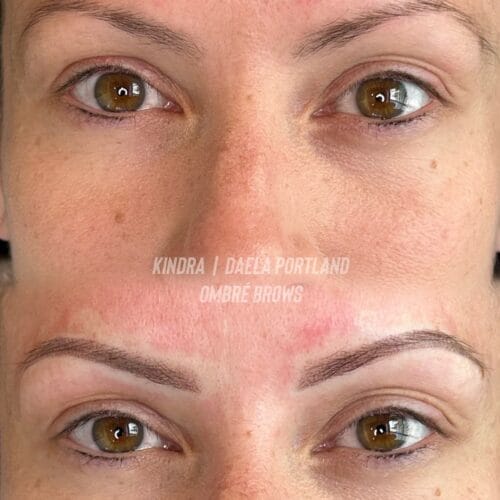 Ombre Powder Brows in Portland at DAELA