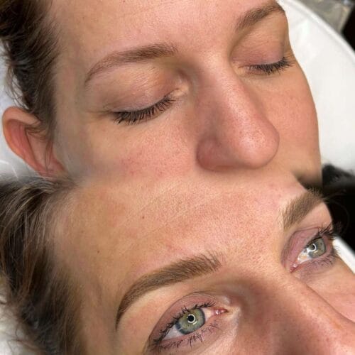 Combo Brow DAELA Cosmetic Tattoo Portland-Taylin