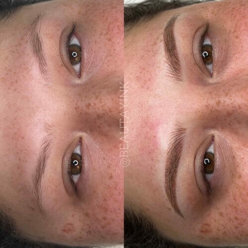 Combo Brow DAELA Cosmetic Tattoo Portland-Taylin