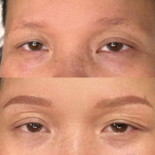 Combo Brow DAELA Cosmetic Tattoo Portland-Taylin